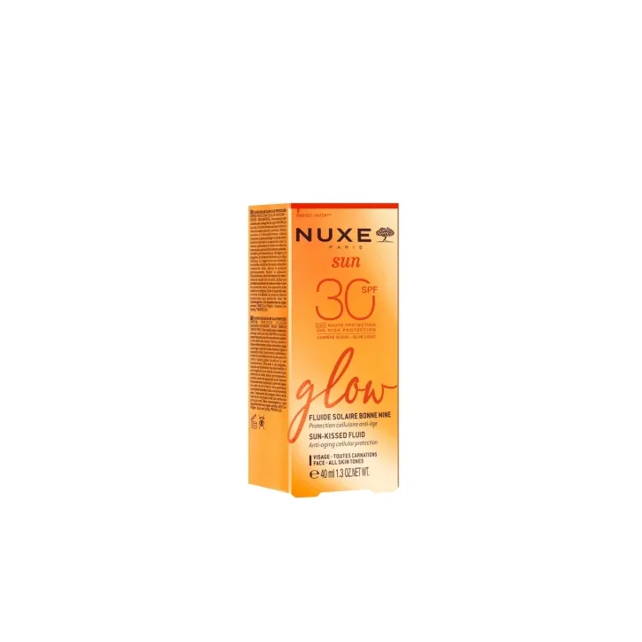 NUXE SUN GLOW FLUIDE SOLAIRE BONNE MINE SPF30 40ML