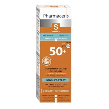 PHARMACERIS S SENSI PROTECT SPF50+ POUR LE VISAGE ET LE CONTOUR DES YEUX 50ML