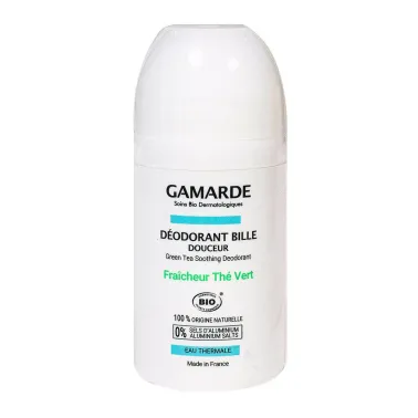 GAMARDE DEODORANT BILLE DOUCEUR FRAICHEUR THE VERT 50ML BIO
