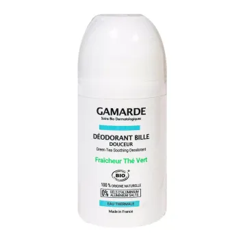 GAMARDE DEODORANT BILLE DOUCEUR FRAICHEUR THE VERT 50ML BIO