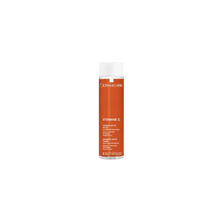 DERMACARE VITAMINE C TONIQUE DETOX ÉCLAT ILLUMINATEUR AU PRÉ-POSTBIOTIQUE 200ML