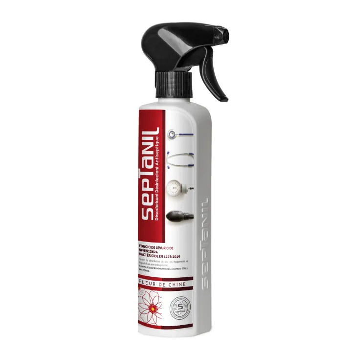SEPTANIL DESODORISANT DESINFECTANT ANTISEPTIQUE FLEUR DE CHINE 500ML