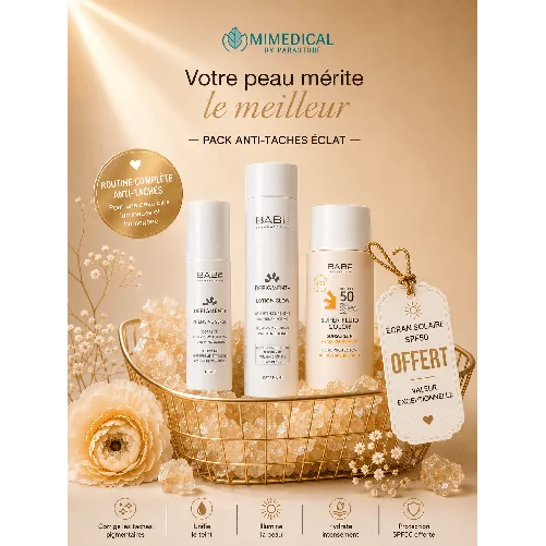 PACK BABE DÉPIGMENTANT SERUM INTENSIF + LOTION GLOW + SUPER FLUID SPF50 GRATUIT