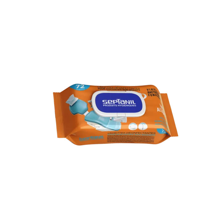 SEPTANIL LINGETTES DESINFECTANTES MEDECIN 72 PIECES