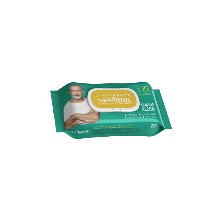 SEPTANIL LINGETTES ADULTES 72 PIECES