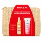 NUXE HUILE LACTEE CAPILLAIRE PROTECTRICE HYDRATANTE+GELLEE DE DOUCHE 100ML (OFFERT)+TROUSSE (OFFERT)