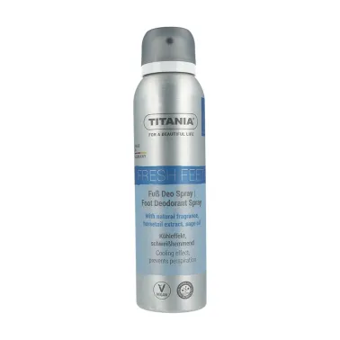 TITANIA SPRAY DEODORANT POUR PIEDS 150ML TITANIA SPRAY DEODORANT POUR PIEDS 150ML