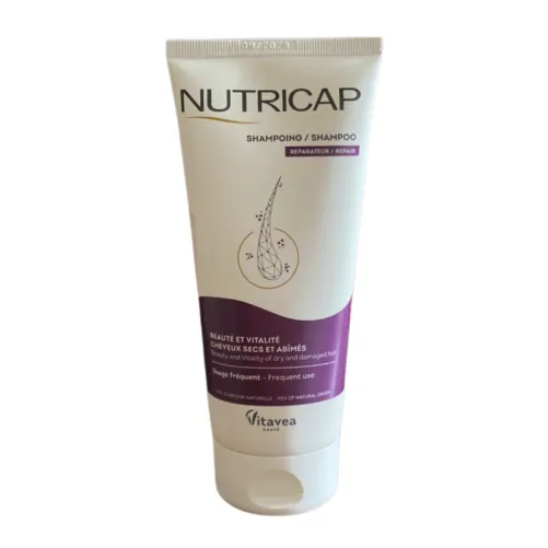 NUTRICAP SHAMPOING REPARATEUR CHEVEUX SECS ABIMES 200ML