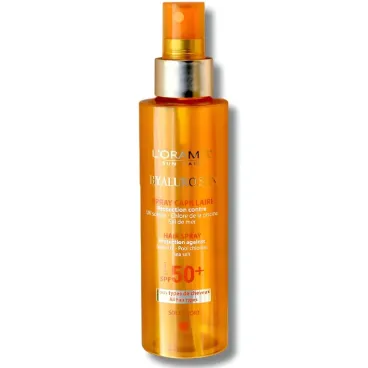 L’ORAMEL HYALURO SUN ECRAN CHEVEUX SPRAY SPF50+ TOUS TYPES DE CHEVEUX 150ML