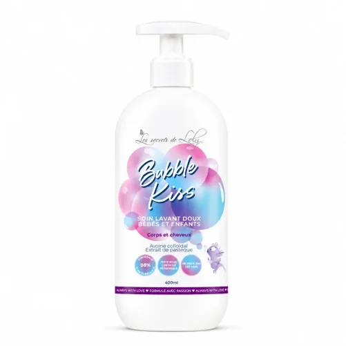 LES SECRETS DE LOLY BUBBLE KISS BEBES ET ENF 400 ML