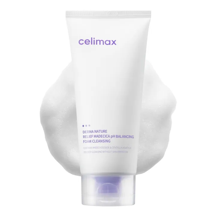 CELIMAX DERMA NATURE RELIEF MADECICA PH BALANCING FOAM CLEANSING 150 ml