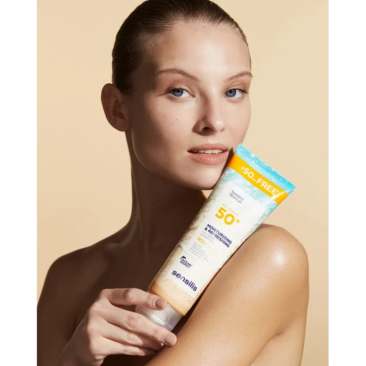 SENSILIS GEL-CRÈME HYDRATANT INVISIBLE SPF50+