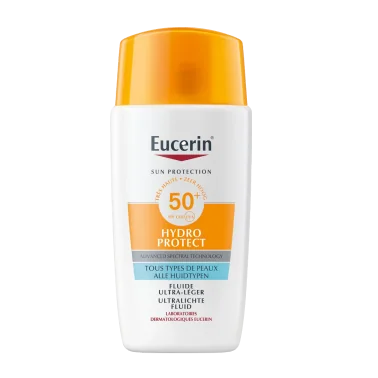 EUCERIN SUN HYDRO PROTECT FLUIDE ULTRA-LÉGER SPF50+ EUCERIN SUN HYDRO PROTECT FLUIDE ULTRA-LÉGER SPF50+