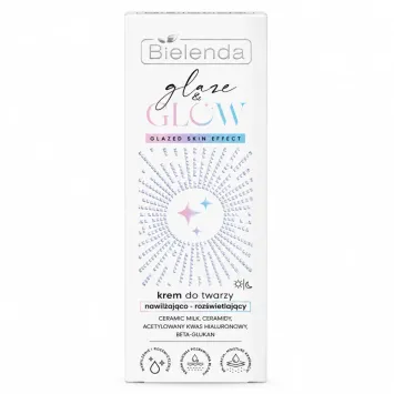 BIELENDA GLAZE & GLOW CRÈME HYDRATANTE ILLUMINATRICE EFFET PEAU GLACÉE 50 ML
