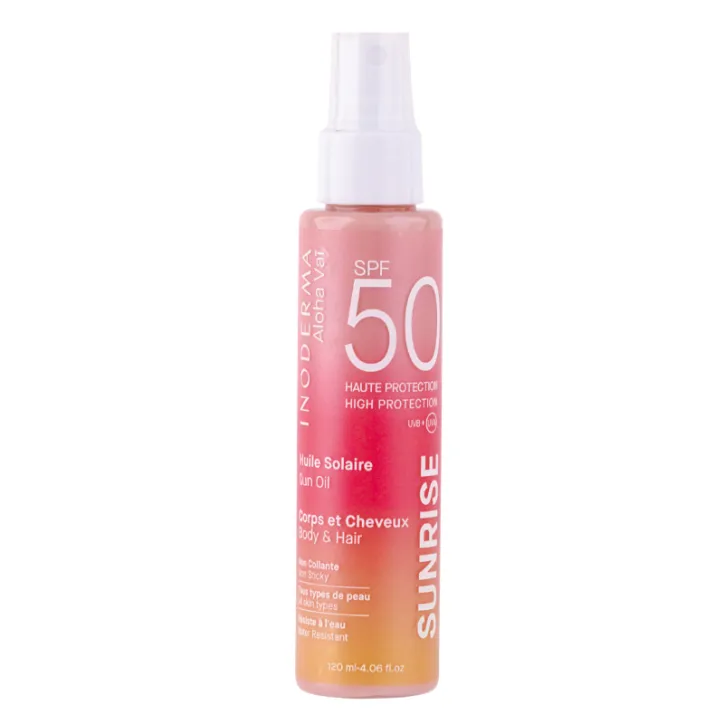 INODERMA ALOHA VAI HUILE SOLAIRE SUNRISE 120ML