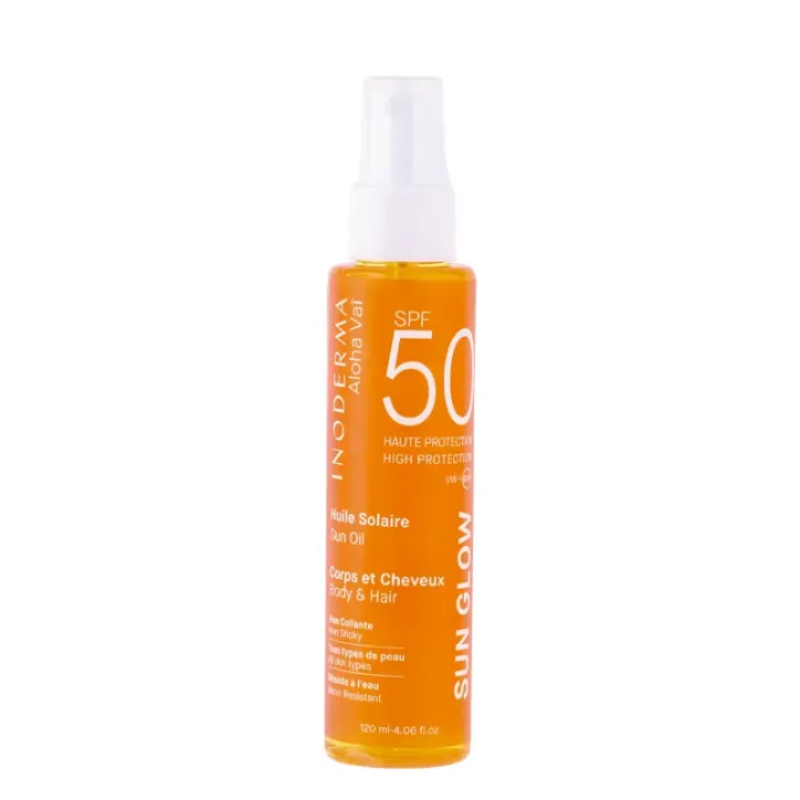 INODERMA ALOHA VAI HUILE SOLAIRE SUN GLOW 120 ML