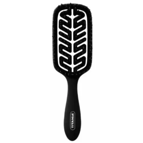 TITANIA BROSSE PADDLE FLEX PLUME COLLECTION NOIRE