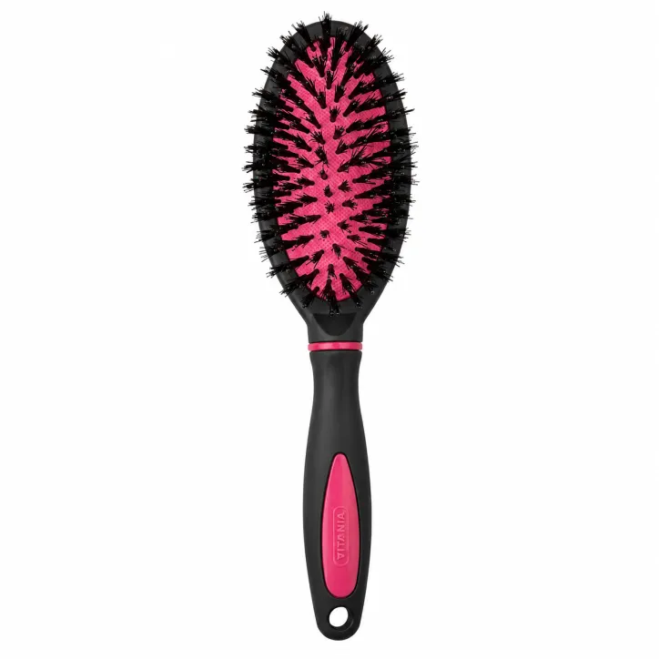 TITANIA BROSSE PNEUMATIQUE POILS SANGLIER 8 RANGEES