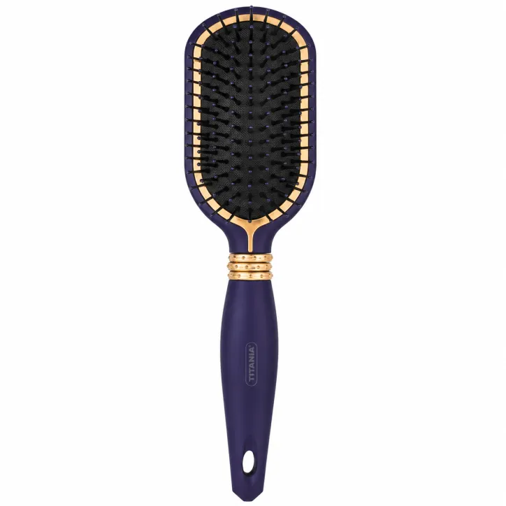 TITANIA BROSSE CHEVEUX BLEU ET DORÉ