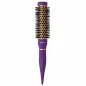 TITANIA BROSSE RONDE A AME METALLIQUE VIOLET/CUIVRE 25MM TITANIA BROSSE RONDE A AME METALLIQUE VIOLET/CUIVRE 25MM