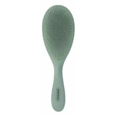 TITANIA BROSSE A DEMELER EN PLASTIQUE RECYCLE COLLECTION VERT DOUX TITANIA BROSSE A DEMELER EN PLASTIQUE RECYCLE COLLECTION VERT DOUX