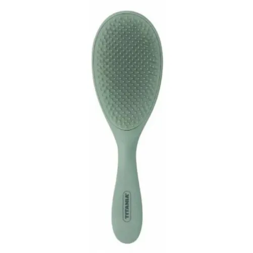 TITANIA BROSSE A DEMELER EN PLASTIQUE RECYCLE COLLECTION VERT DOUX