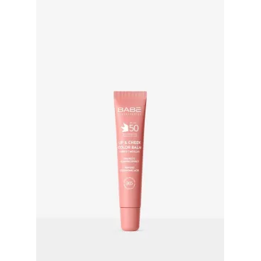 BABE LIP & CHEEK SPF50 ROSE 20ML