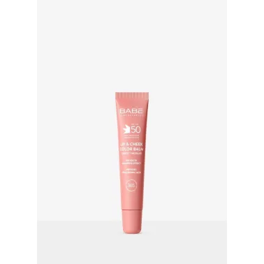 BABE LIP & CHEEK SPF50 ROSE 20ML