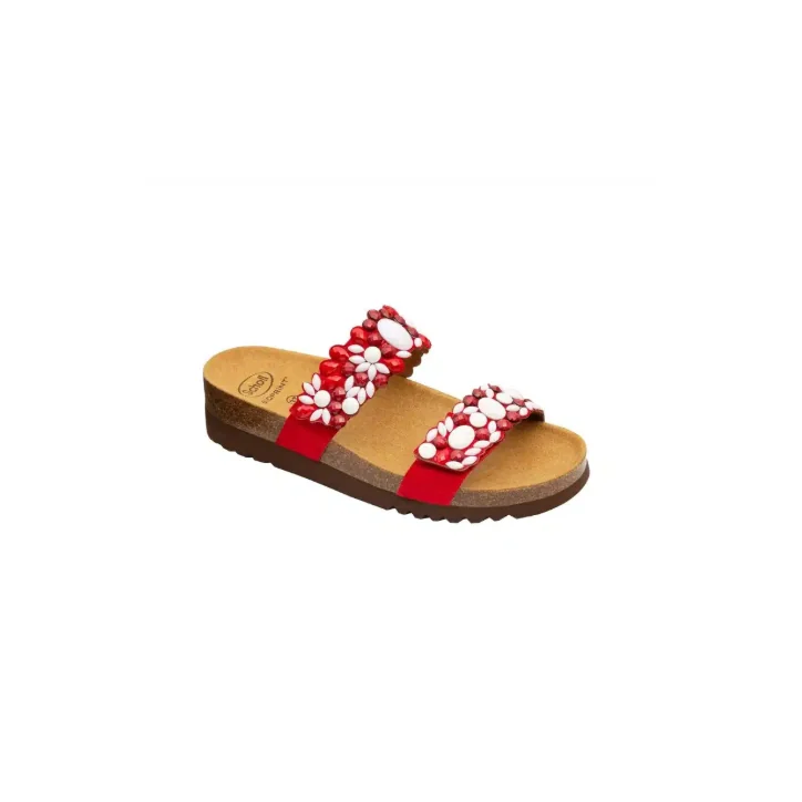 SCHOLL PALAU 2 STRAPS ROUGE