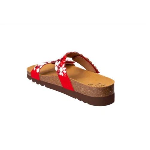 SCHOLL PALAU 2 STRAPS ROUGE