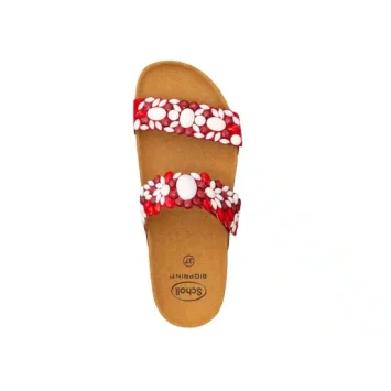 SCHOLL PALAU 2 STRAPS ROUGE
