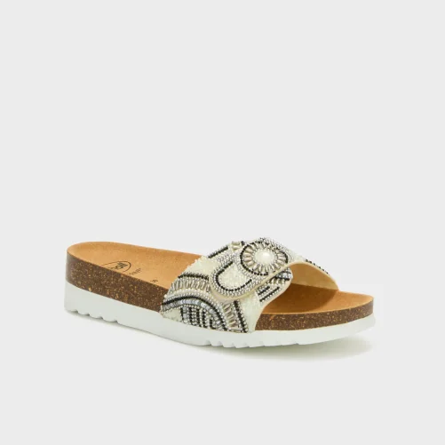 SCHOLL CADICE 1 STRAP 1 BLANC