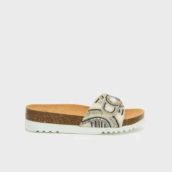 SCHOLL CADICE 1 STRAP 1 BLANC