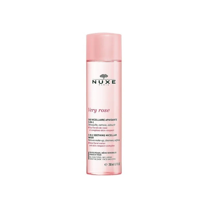 NUXE VERY ROSE EAU MICELLAIRE APAISANTE 3-EN-1