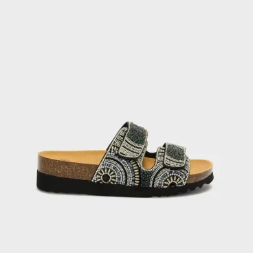 SCHOLL CADICE 2 STRAPS NOIR