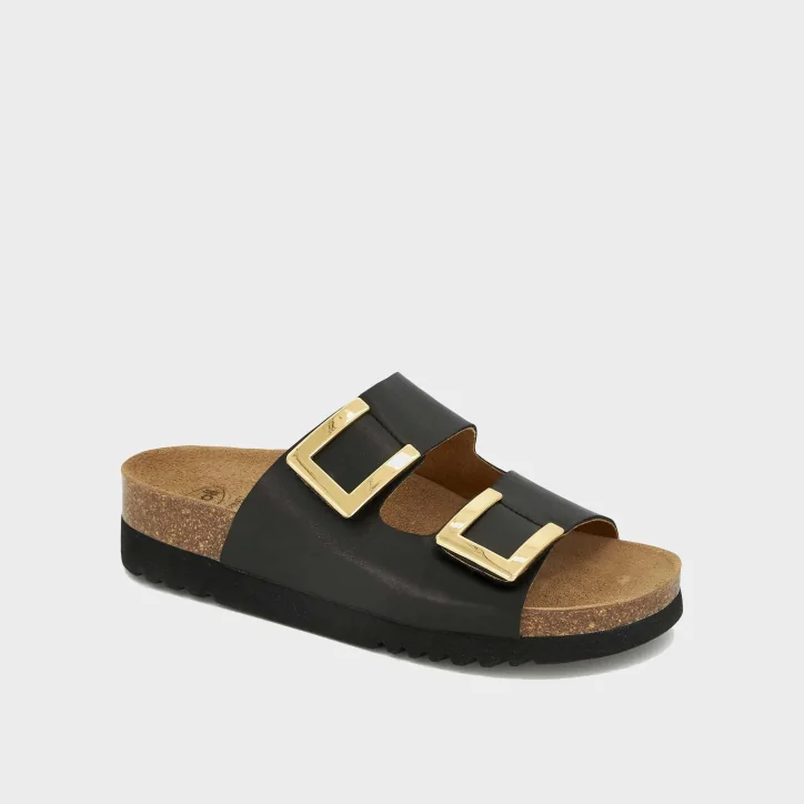 SCHOLL MONTEREY MULE NOIR