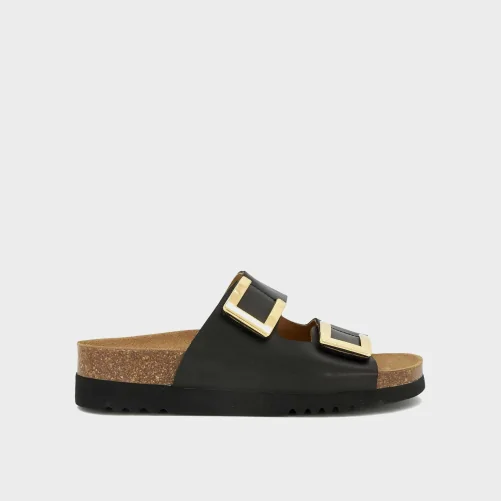 SCHOLL MONTEREY MULE NOIR