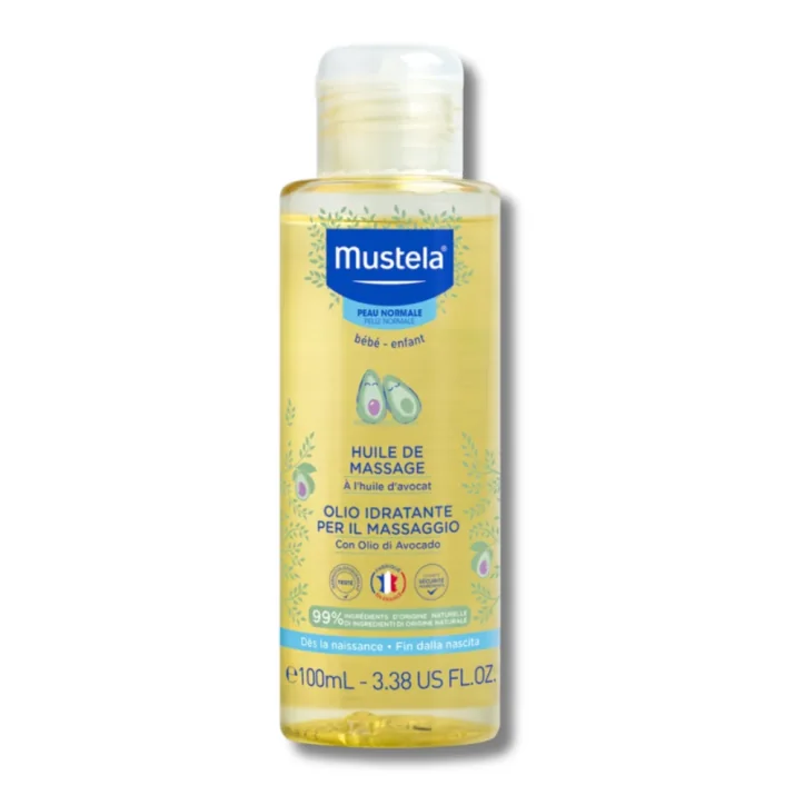 MUSTELA HUILE DE MASSAGE À L'HUILE D'AVOCAT