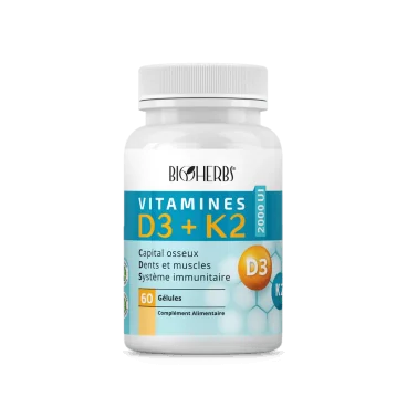 BIOHERBS VITAMINES D3+K2 B/60