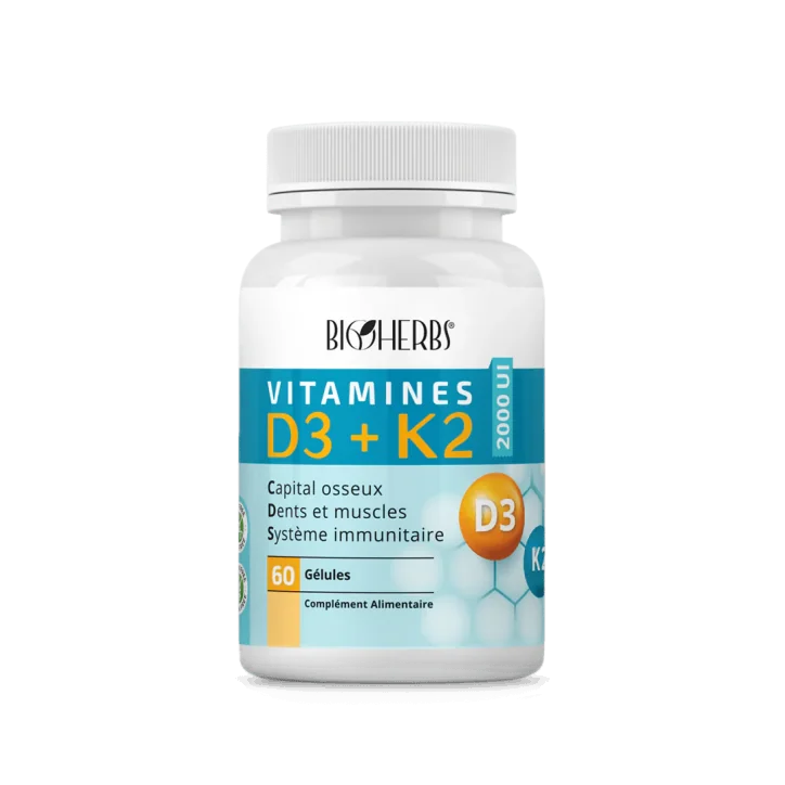 BIOHERBS VITAMINES D3+K2 B/60