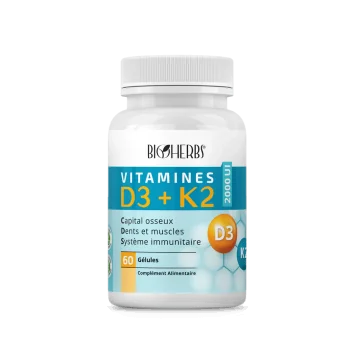 BIOHERBS VITAMINES D3+K2 B/60