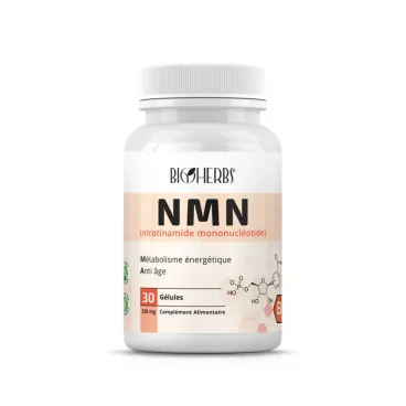 BIOHERBS NMN NICOTINAMIDE MONONUCLEOTIDE 60 GÉLULES