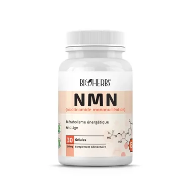 BIOHERBS NMN NICOTINAMIDE MONONUCLEOTIDE 60 GÉLULES BIOHERBS NMN NICOTINAMIDE MONONUCLEOTIDE 60 GÉLULES