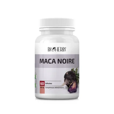 BIOHERBS MACA NOIRE  60 GÉLULES