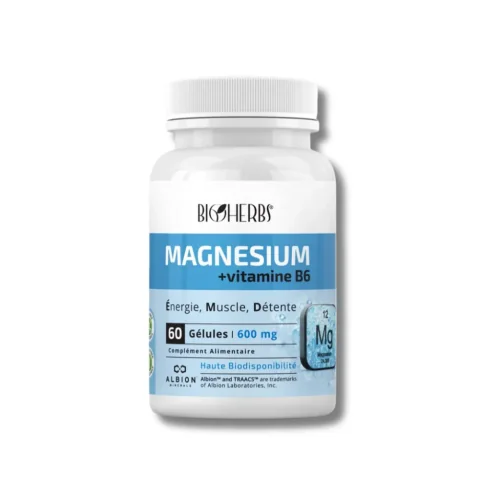 MAGNÉSIUM + VITAMINE B6 60 GÉLULES