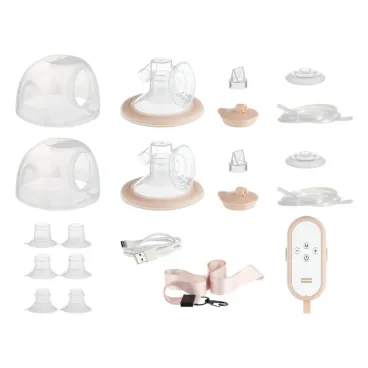CANPOL BABIES DOUBLE WEARABLE IN-BRA BREAST PUMPS MILKSHELL