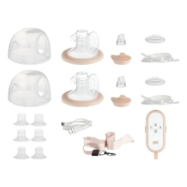 CANPOL BABIES DOUBLE WEARABLE IN-BRA BREAST PUMPS MILKSHELL
