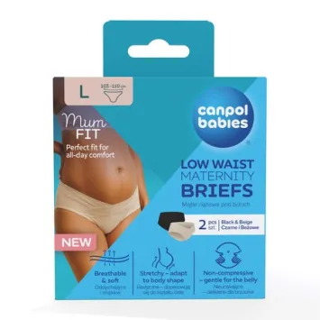 CANPOL BABIES LOW WAIST MATERNITY BRIEFS MUMFIT