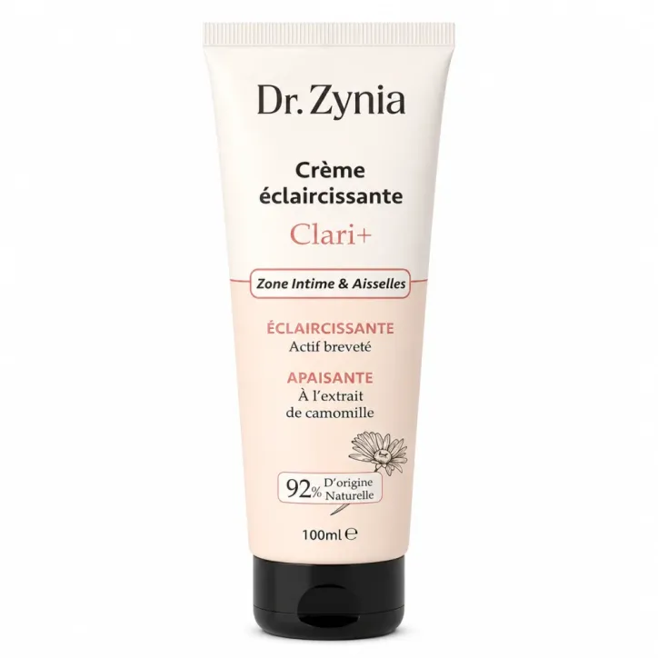 DR ZYNIA CLARI+ CREME ECLAIRCISSANTE ZONE INTIME AISSELLES 100ML