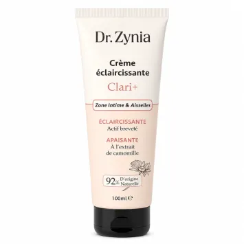 DR ZYNIA CLARI+ CREME ECLAIRCISSANTE ZONE INTIME AISSELLES 100ML